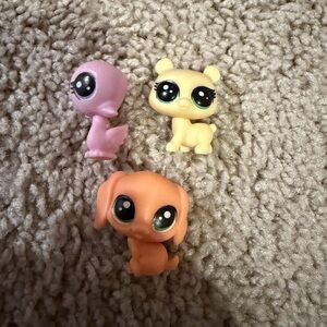 Littlest Pet Shop Mini Figurines Set of 3